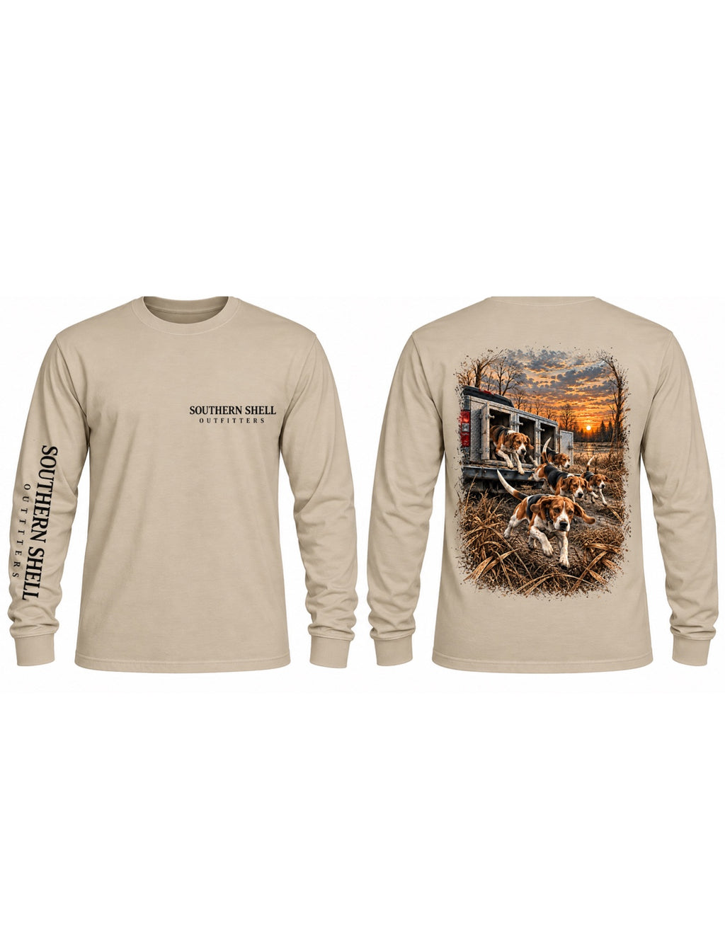 Southern Shell Outfitters sand hound hunting long sleeve