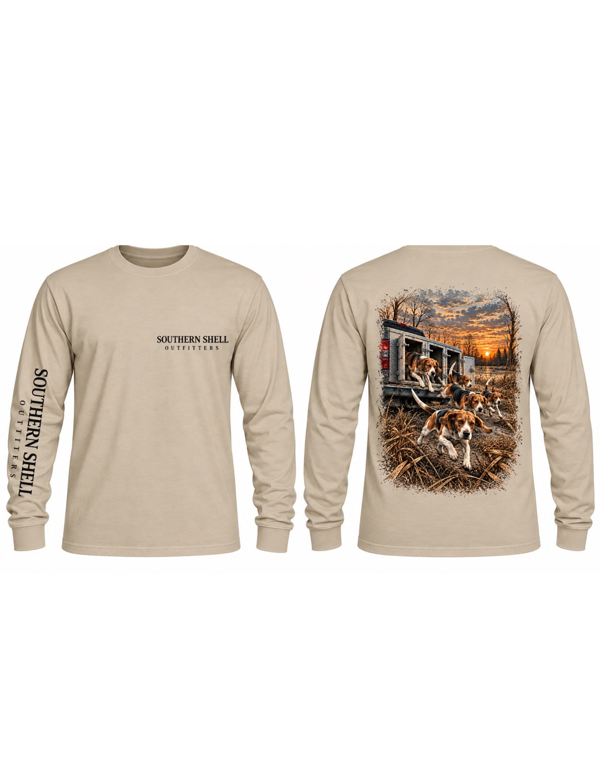 Southern Shell Outfitters sand hound hunting long sleeve